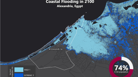 Sea Level Rise Projection Map – Alexandria