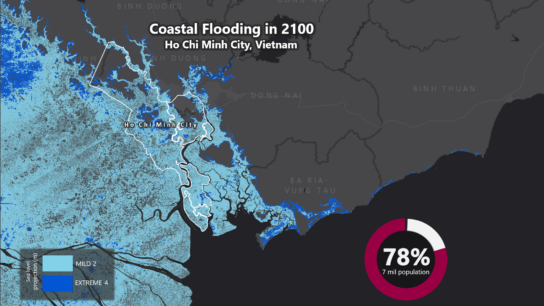 Sea Level Rise Projection Map – Ho Chi Minh