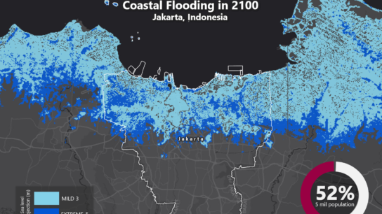Sea Level Rise Projection Map – Jakarta