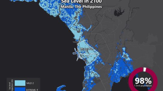 Sea Level Rise Projection Map – Manila
