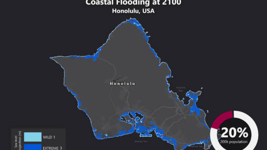 Sea Level Rise Projection Map – Honolulu