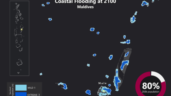 Sea Level Rise Projection Map – Maldives
