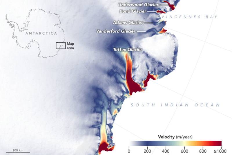 east antarctic ice loss
