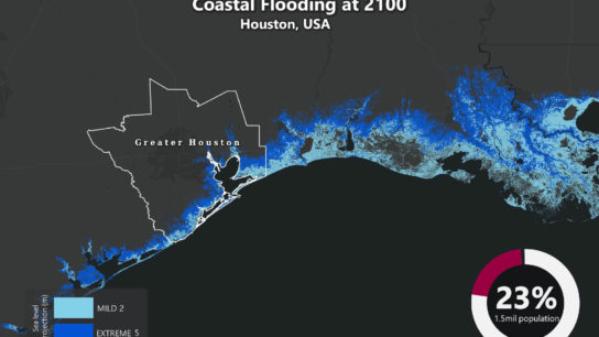 Sea Level Rise Projection Map – Houston