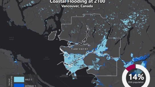 Sea Level Rise Projection Map – Vancouver