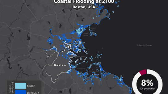 Sea Level Rise Projection Map – Boston