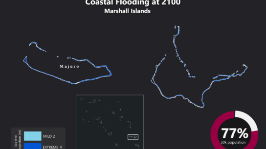 Sea Level Rise Projection Map – Marshall Islands