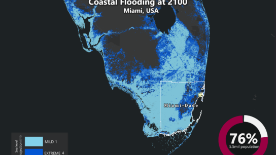 Sea Level Rise Projection Map – Miami