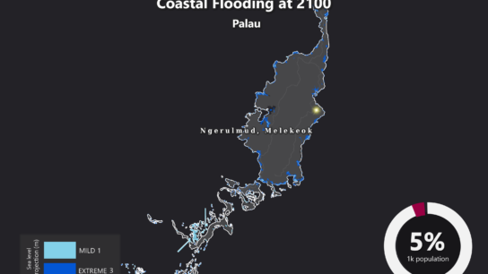 Sea Level Rise Projection Map – Palau