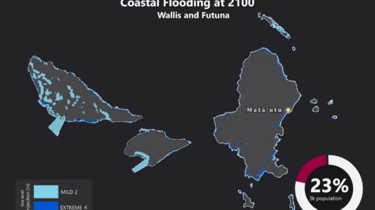 Sea Level Rise Projection Map – Wallis and Futuna