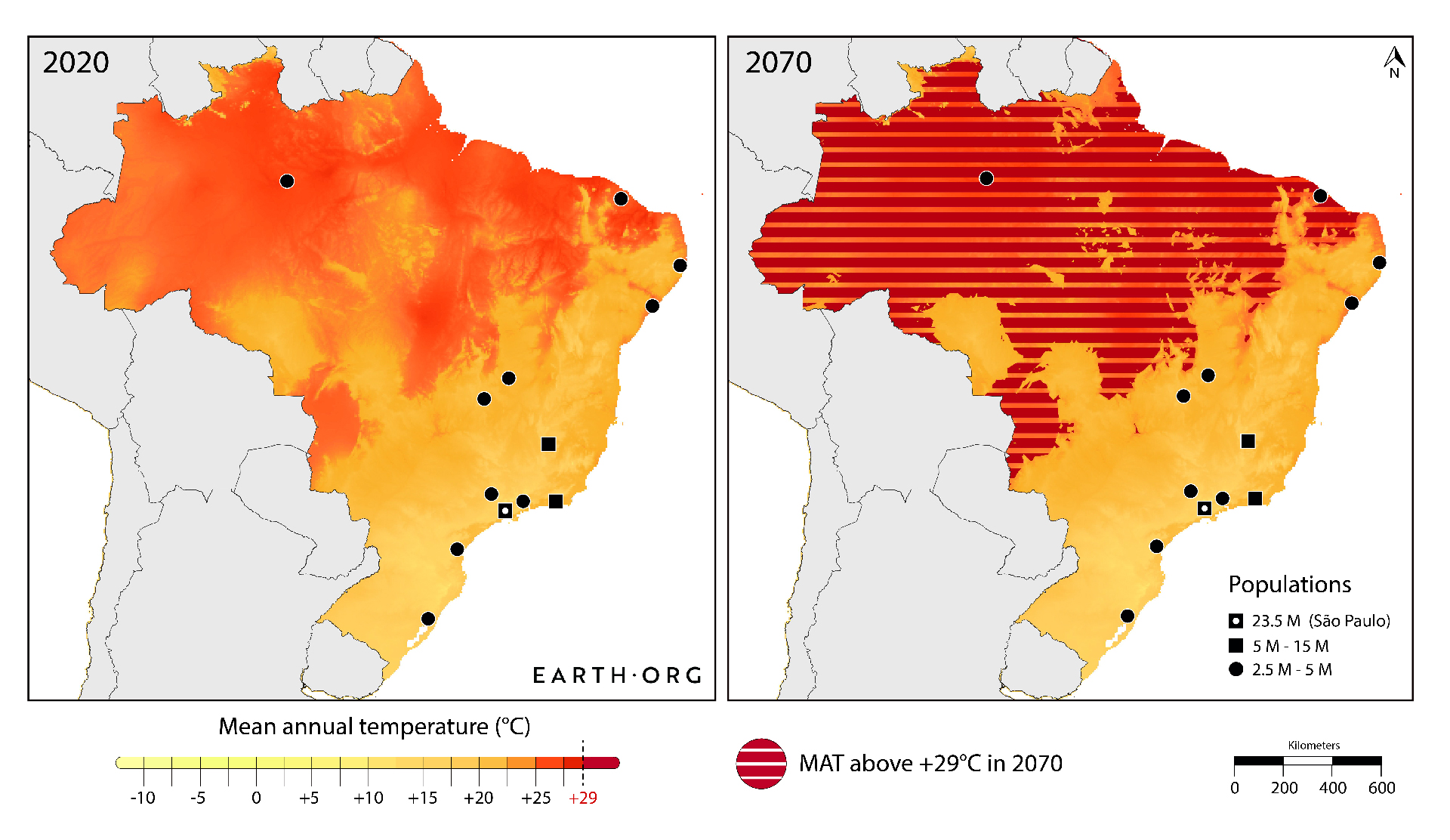 Extreme Heat to Worsen the Amazon's Drought Past