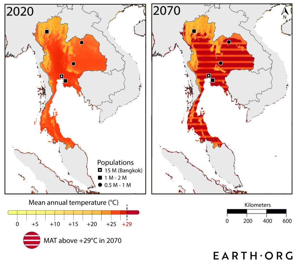 Thailand Could Too Hot to Live In Past Present Future