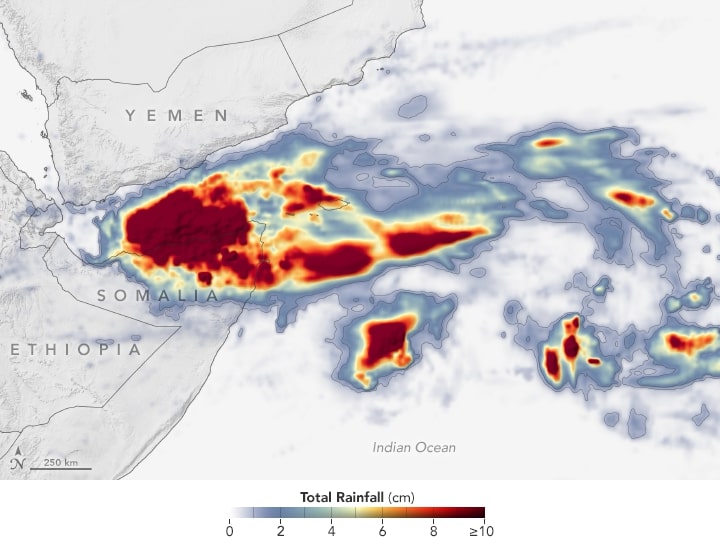 cyclone gati somalia nasa earth