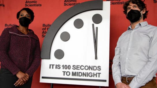 Doomsday Clock Remains Unchanged at 100 Seconds to Midnight