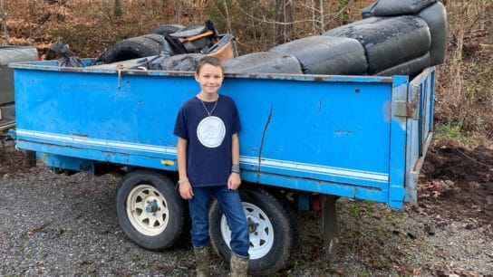 ‘The Conservation Kid’ Cash Daniels Wants to Pick up 1 Million Pounds of Trash By End of 2022