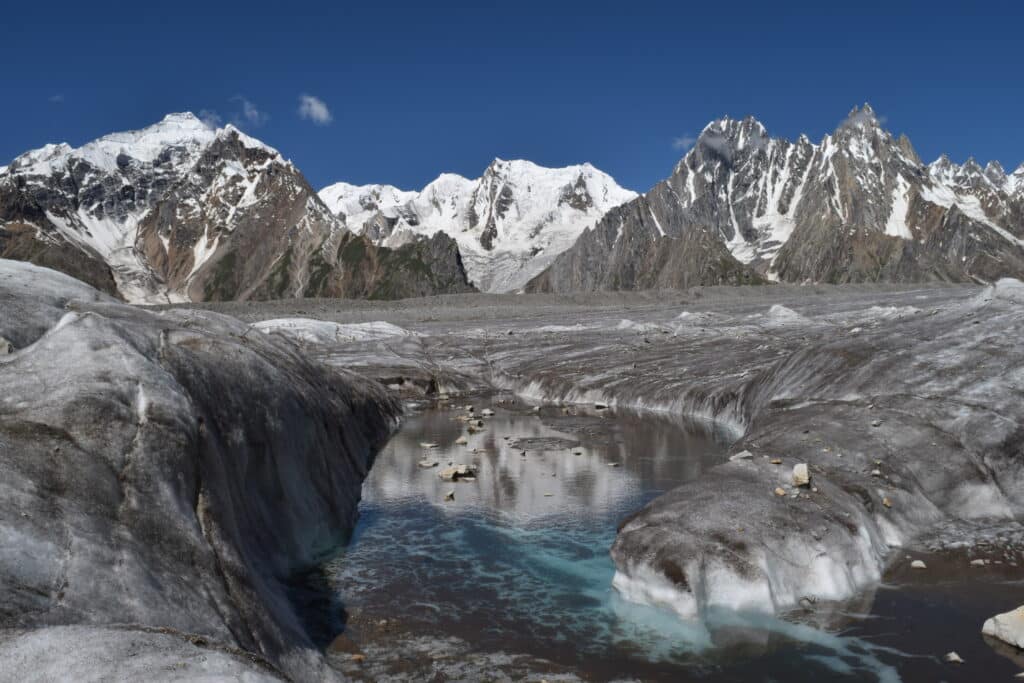Biafo Glacier in Pakistan