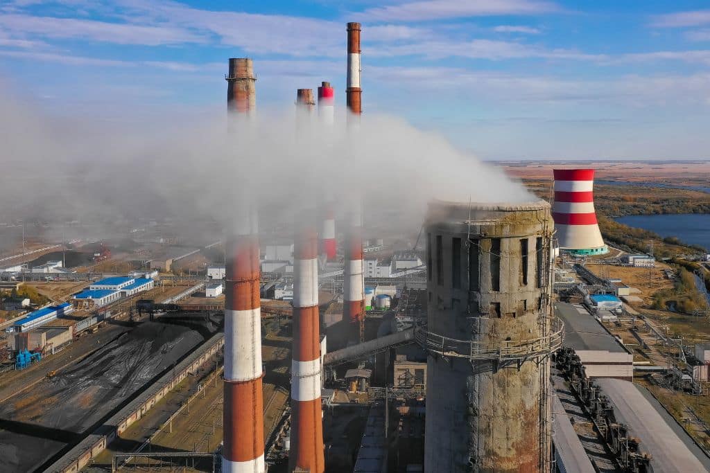 atmospheric co2 levels, emissions, power plant, air pollution