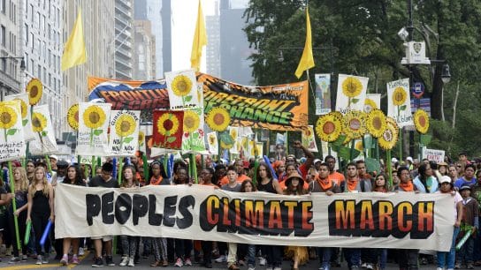 New York Climate Protests Set Tone for UN General Assembly As Thousands of Activists Call For Action on Global Warming