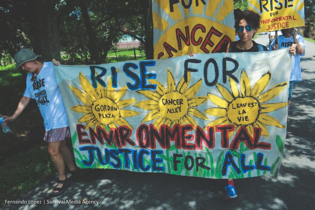 Rise for Climate Jobs, and Justice louisiana; Cancer Alley; Environmental justice. Photo: Flickr/350. org