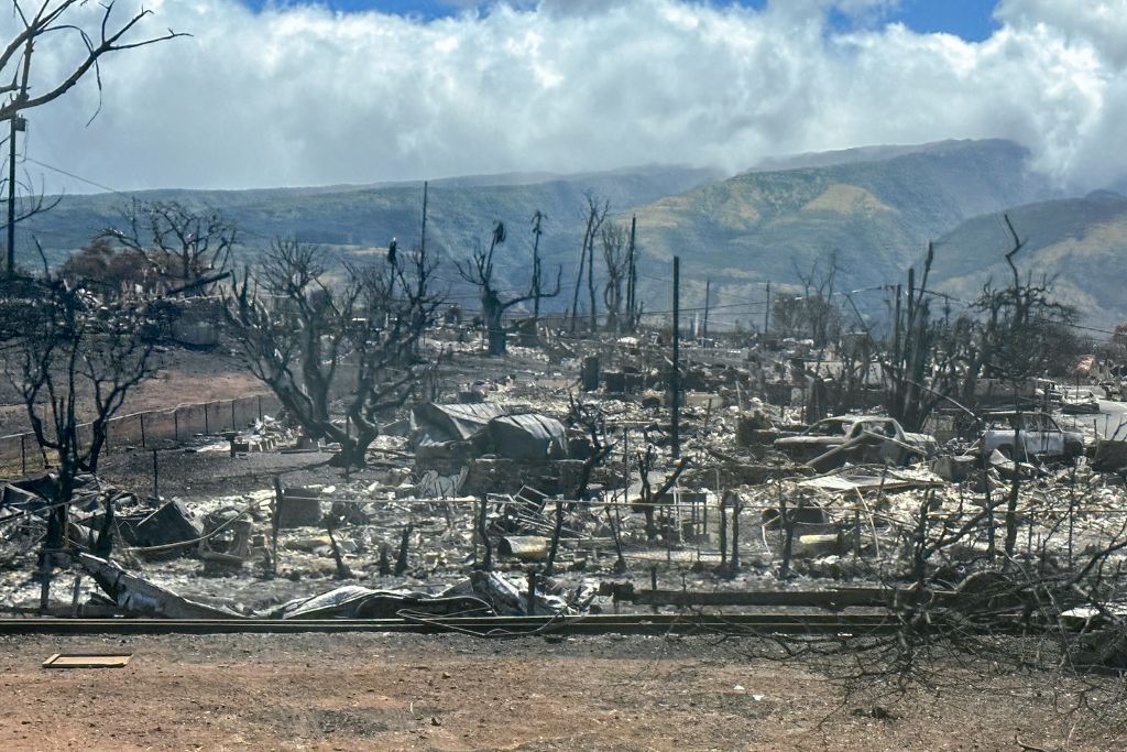 Maui community of Lahaina burned by wildfires. Photo: Wikimedia Commons
