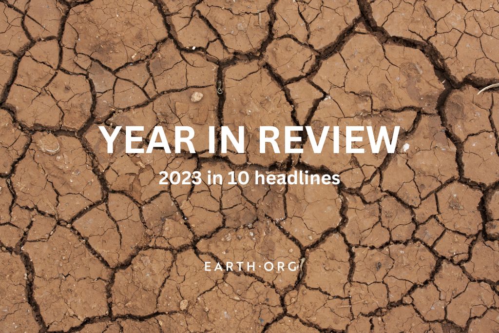 Year in review; 2023; climate news; environmental news; climate news of 2023; earth.org