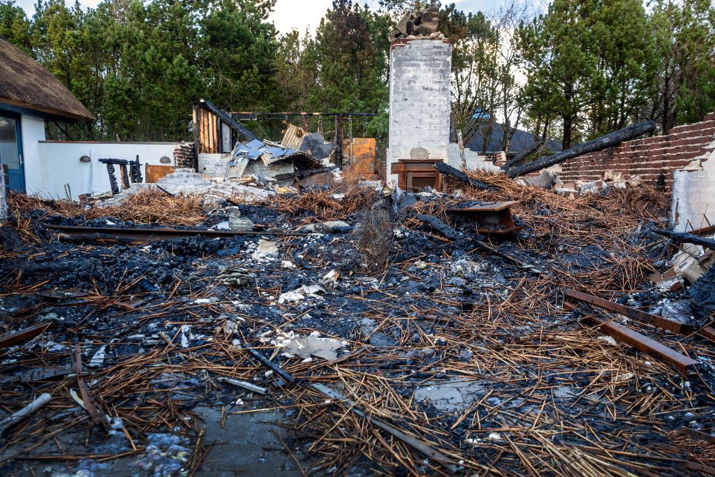 house burnt down in wildfire; insurance markets