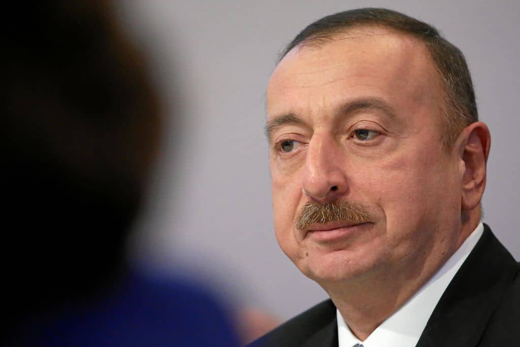 Ilham Aliyev, President of the Republic of Azerbaijan at the World Economic Forum in 2015