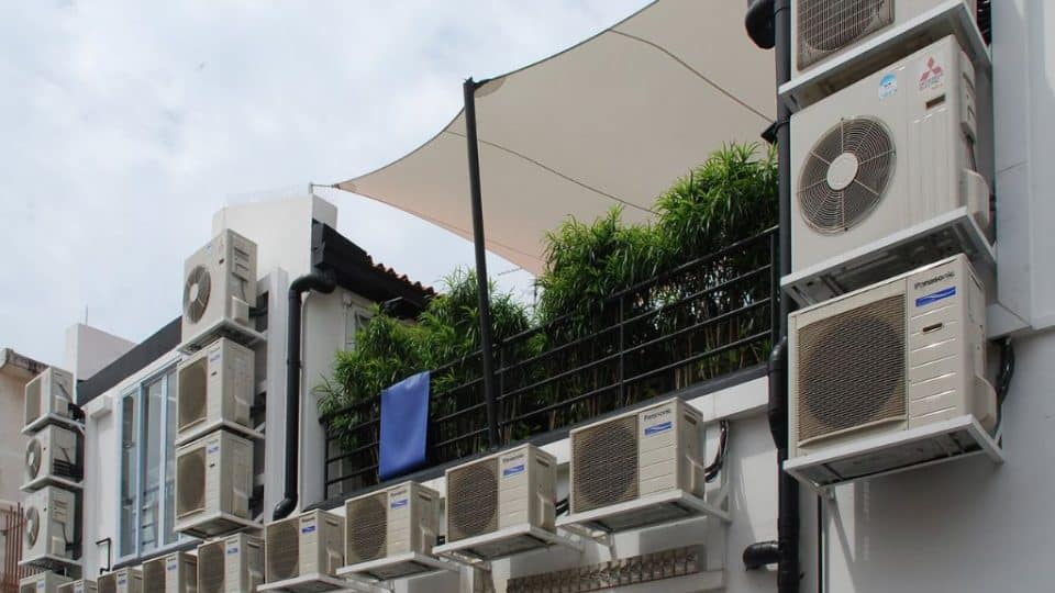 Air conditioners in Kampong Glam, Singapore