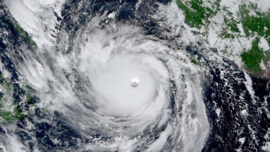 Super Typhoon Ragasa viewed from space.