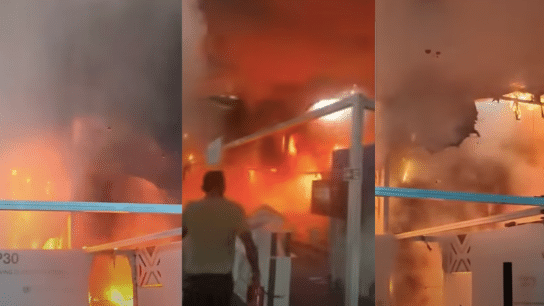 Fire breaks out in Blue Zone at COP30.