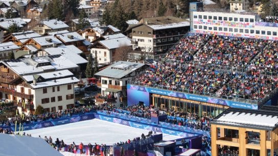 Alpine skiing at the 2026 Winter Olympics in Bormio, Italy.