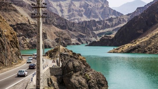 Amir Kabir Dam, Chalus road, Alborz Province, Iran.