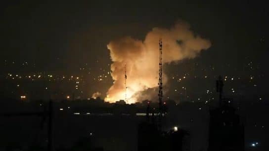 Israel Strike in Tehran, Iran.