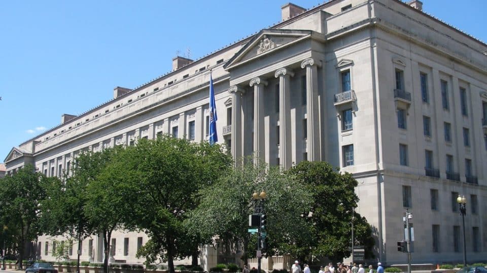 Robert F. Kennedy Department of Justice Building in Washington, D.C.