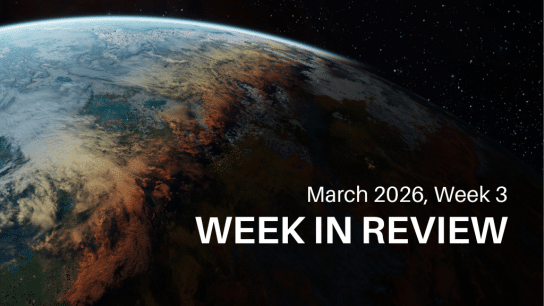 Week in review; climate news January 2026; environmental news; breaking news of the week; earth.org