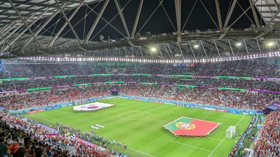 2022 FIFA World Cup match between the South Korea and Portugal men's national football teams.