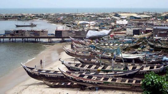 The Jamestown district of Accra, Ghana.