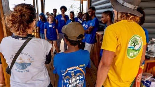 Guided by the Marine Park's Environmental Education for Sustainable Development (EEDD) team, the young participants share their thoughts and reflect on their experience.