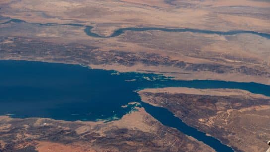 Bridges across the Blue Nile Gorge.