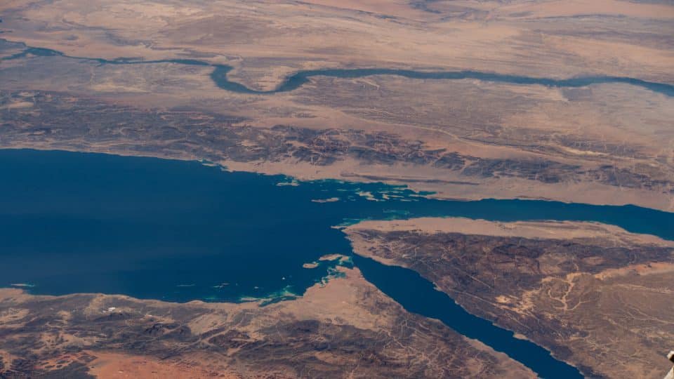 Bridges across the Blue Nile Gorge.